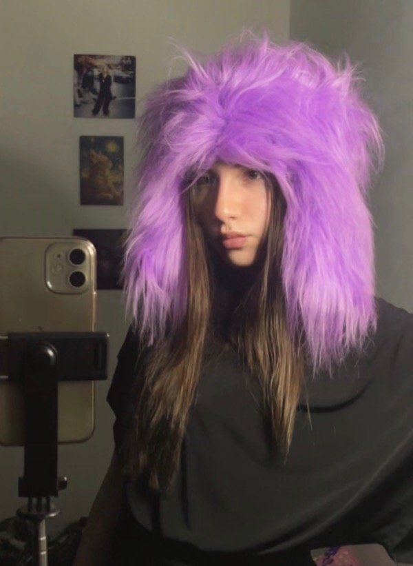 Producto - USHANKA LILA FURR