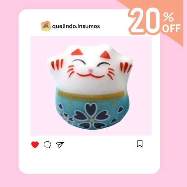 Producto - Gato maneki neko color verde