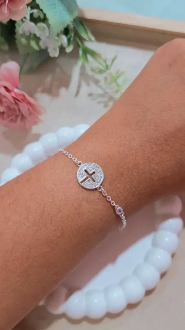 Producto - Pulsera medalla cruz AB