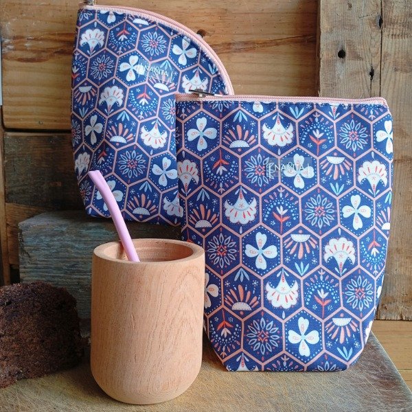 Producto - Yerbera + Porta Mate "Mosaico"