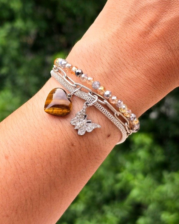 Producto - Pulsera Mariposa ojo de tigre