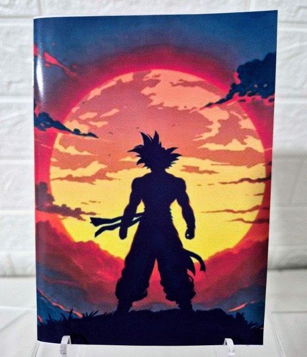 Producto - Anotador Dragon Ball tamaño A6 10 cm x 15 cm 10 hojas lisas