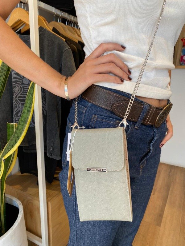 Producto - Bandolera verde pastel Amayra