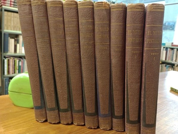 Producto - El Mundo Pintoresco - Jackson Enciclopedia 9 tomos