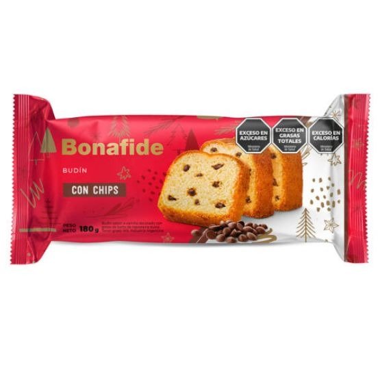 Producto - Budín con Chips de Chocolate x180grs (Bonafide)