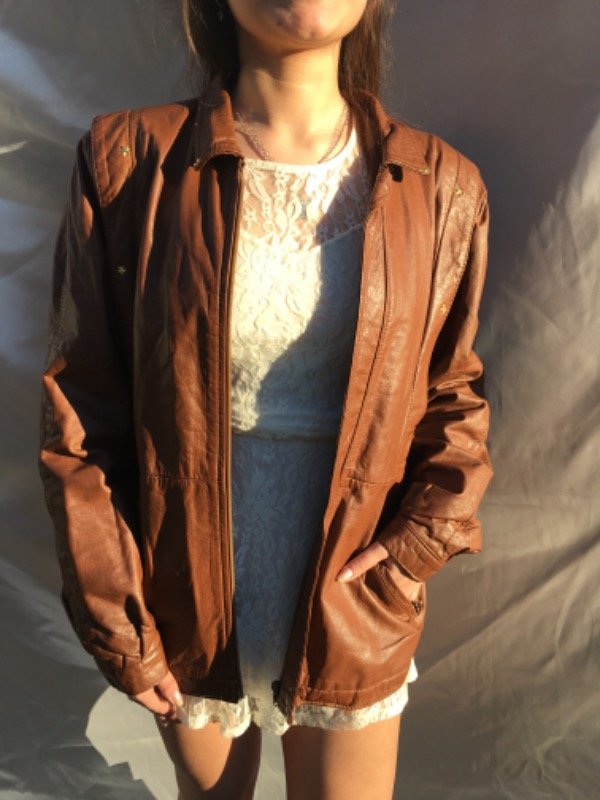 Producto - Chaqueta Leather Ladrilo (M)