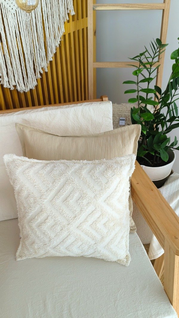 Producto - Almohadon marroquí natural 45 x 45 cm