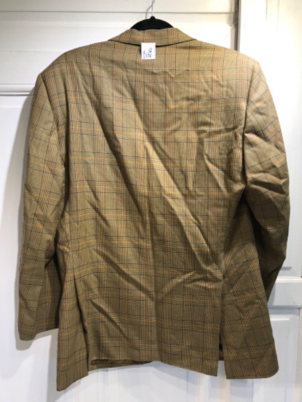 Producto - Saco BUTTERWORTH cuadrille verde lineas- Talle XL/52-PRECIO: 60x - 4