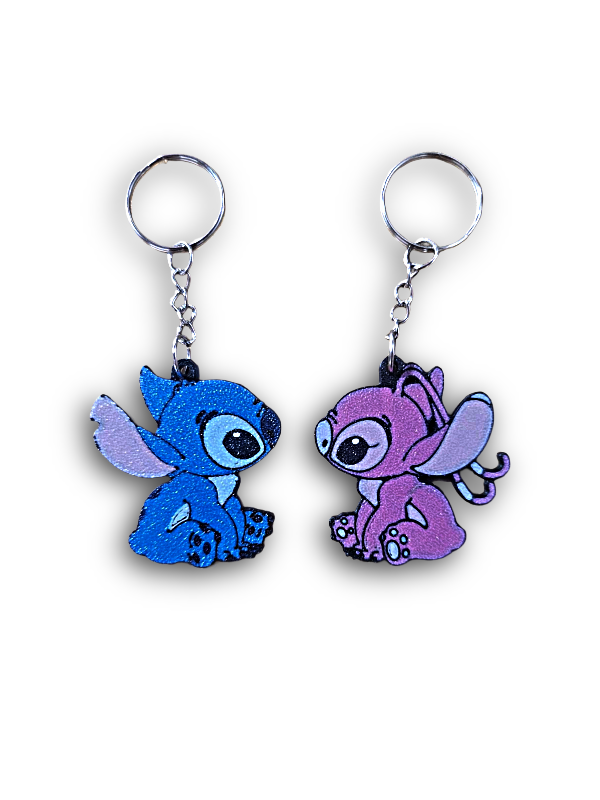 Producto - Llavero Stitch y Angel x 30 unidades