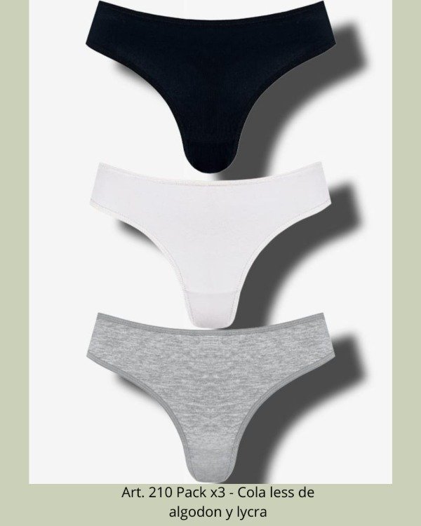 Producto - 210 pack x 3 Colaless Algodón