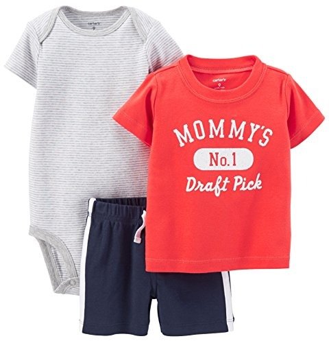 Producto - Trio Bebe Verano Rojo Mommy