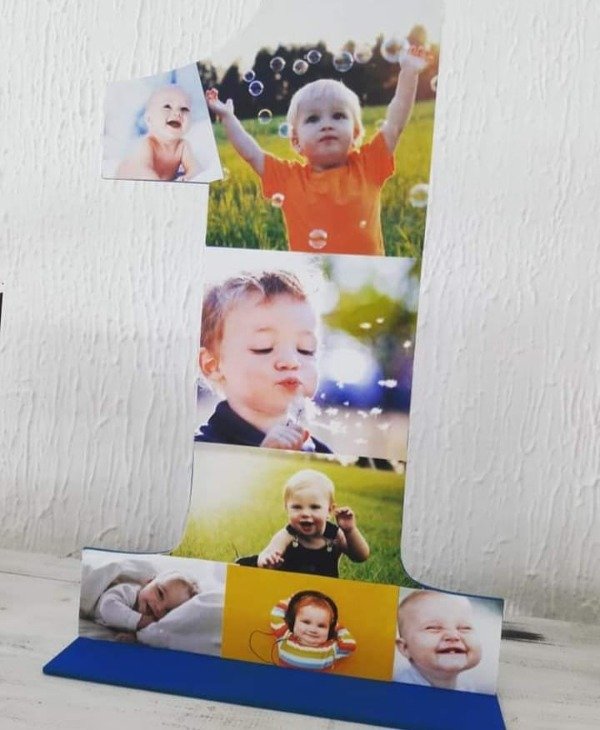 Producto - Letra/número decorado con fotos - 0