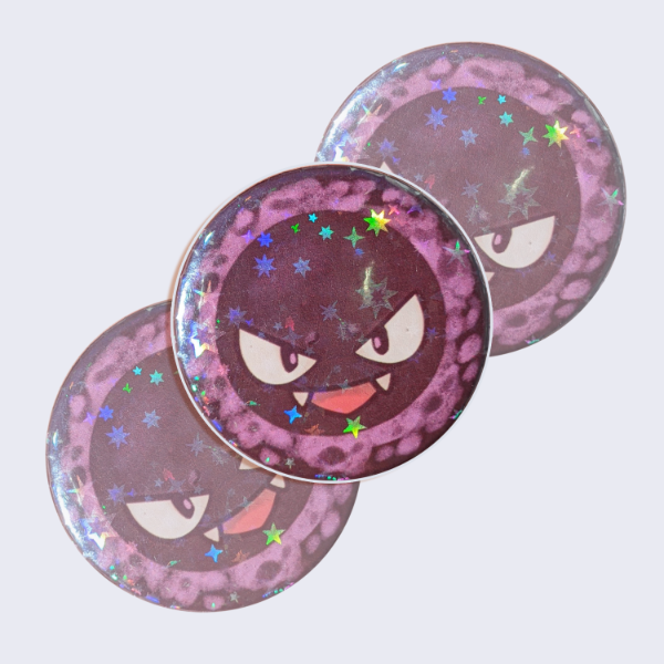 Producto - pokemon ghastly - pin holográfico