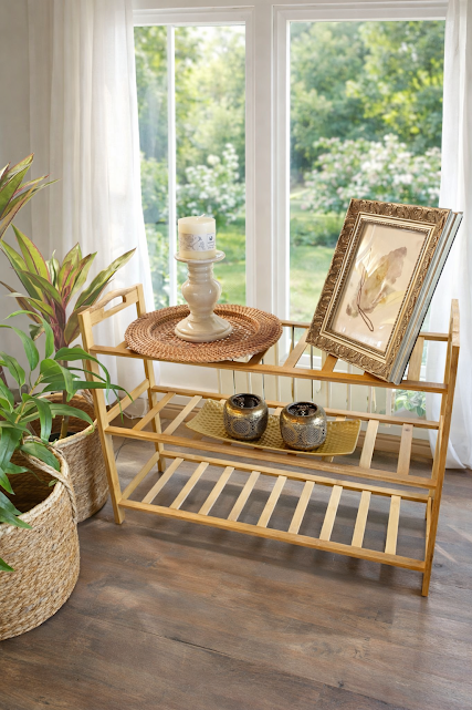 Producto - Repisa Zapatero de Bambú