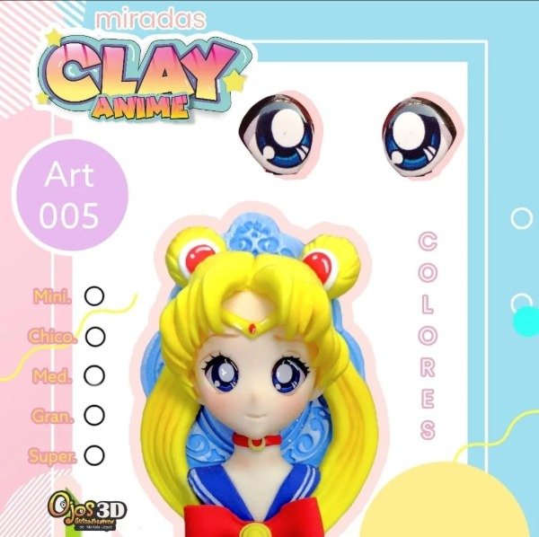 Producto - Art. 005 - Lidia Aguilar (Clay Anime) - Mediano
