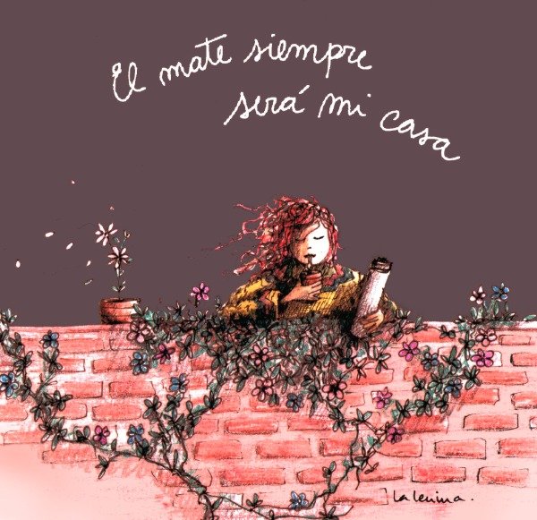 Producto - Imán "El mate siempre será mi casa"