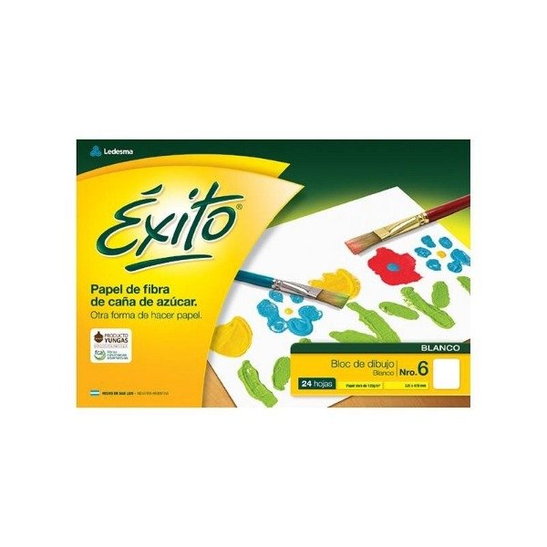 Producto - BLOCK BLANCO EXITO N6 X24HJS