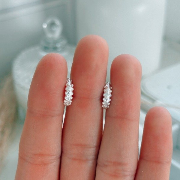 Producto - Aros Argolla Lana Laminados Plata 925