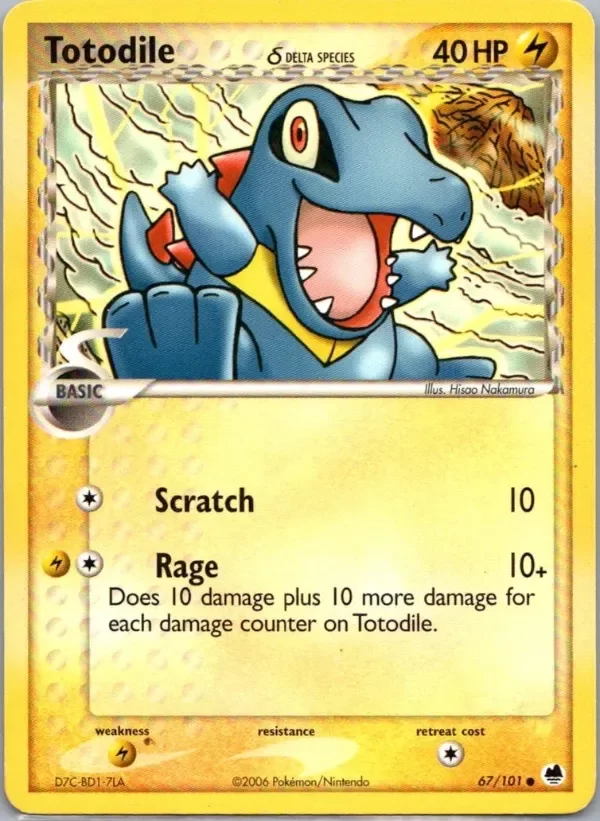 Producto - Pokemon TCG Totodile 67/101 Dragon Frontiers