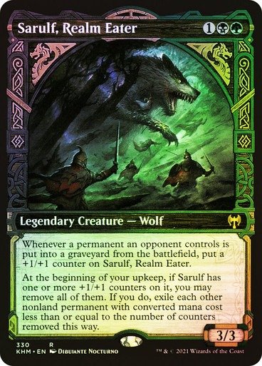 Producto - Sarulf, Realm Eater (Showcase Foil)