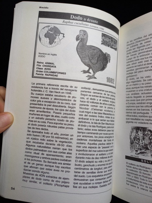 Producto - Biocidio: animales extintos por el hombre - Cristian H. Blanco - 6