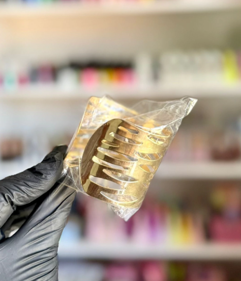 Producto - Brazalete y muñequera regulable fiesta dorado