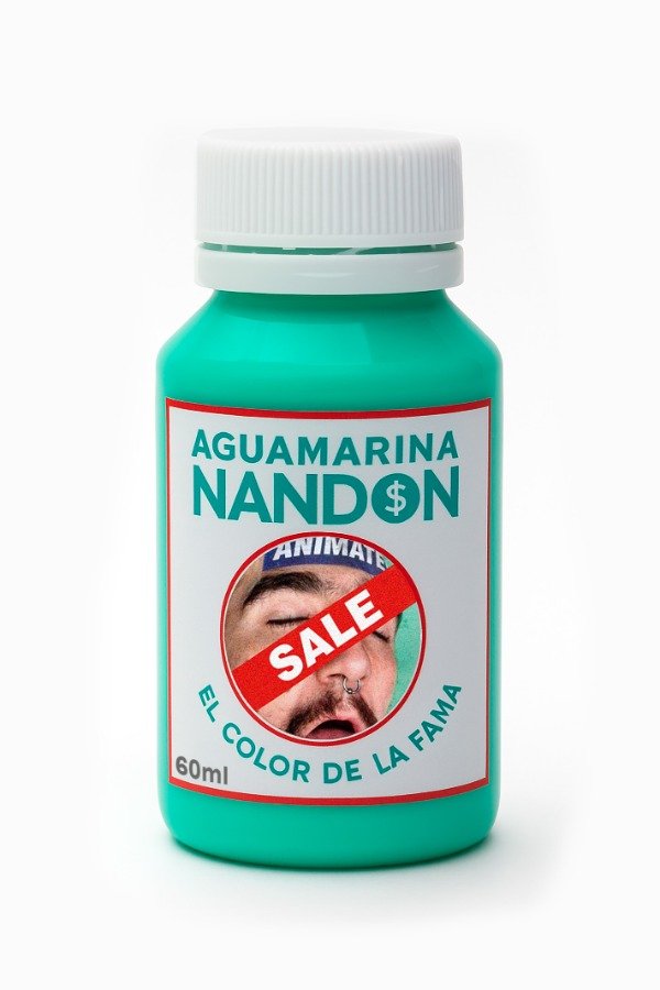 Producto - Pintura aguamarina Nandon