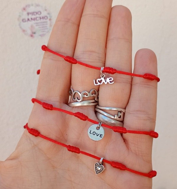 Producto - Pulsera 7 nudos con dije (a elección)