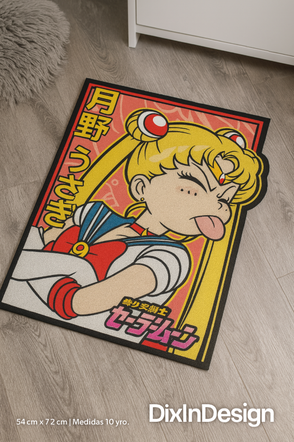 Producto - Alfombra Sailor Moon - Usagi Tsukino + Regalo