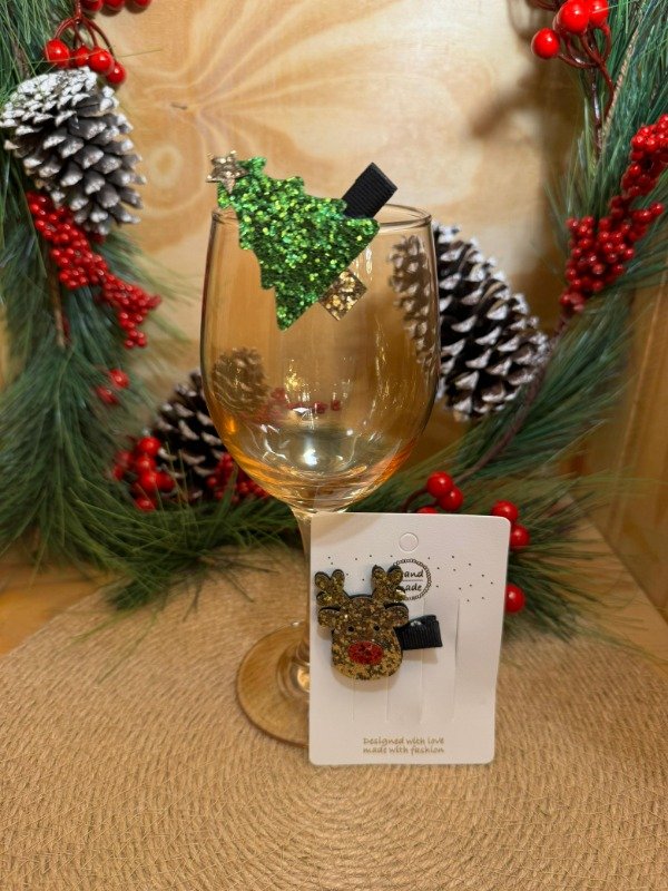 Producto - Identificador  de Copas  Set x 2 Arbol y Reno  (Efectivo: 4.000)