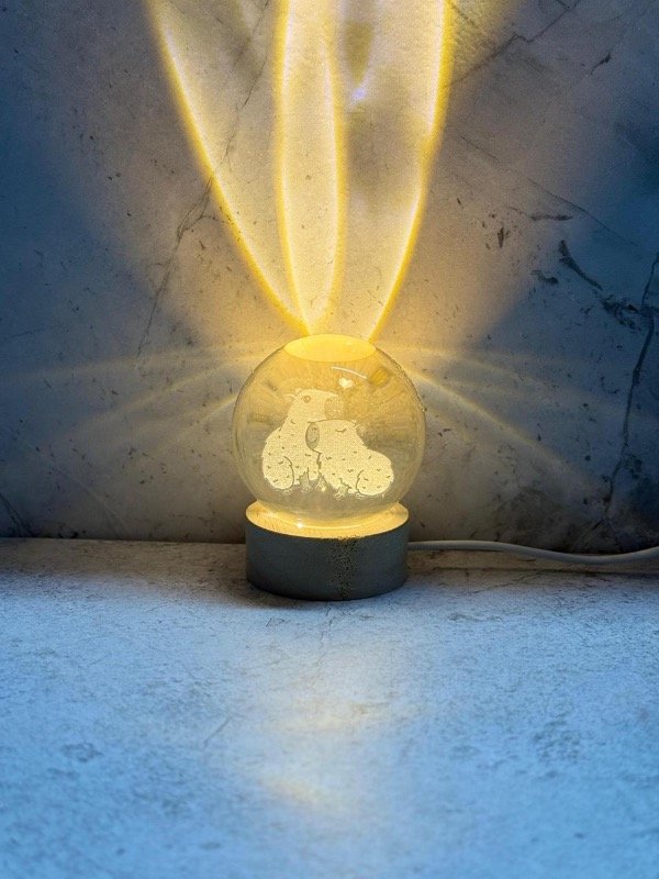 Producto - ESFERA CRISTAL CAPIBARA