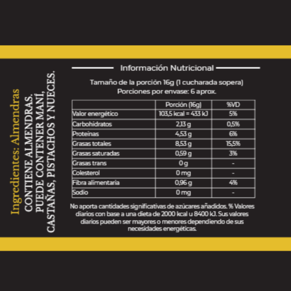 Producto - Pasta de almendras 100g - 1