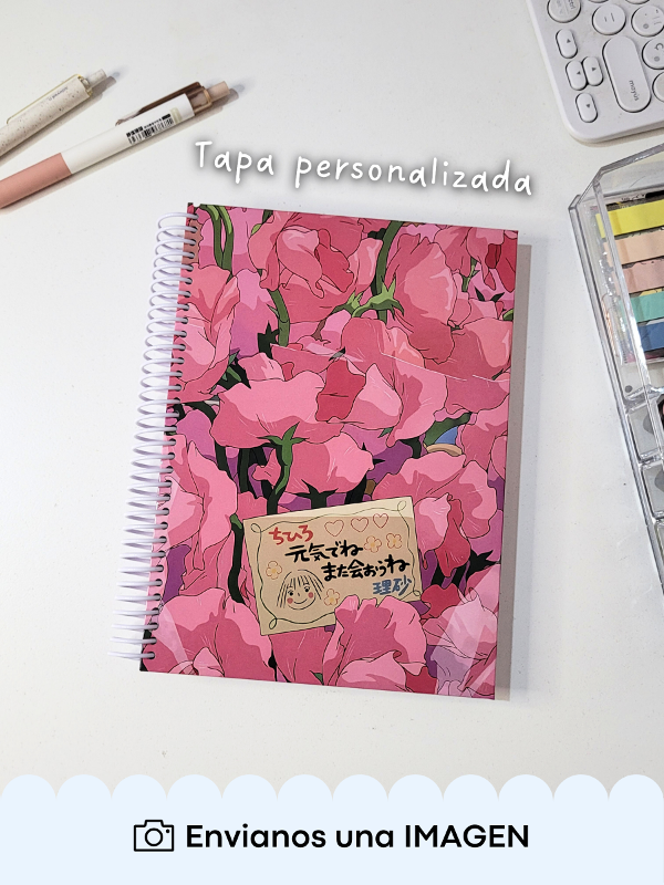 Producto - Cuaderno A5 tapa dura PERSONALIZADA