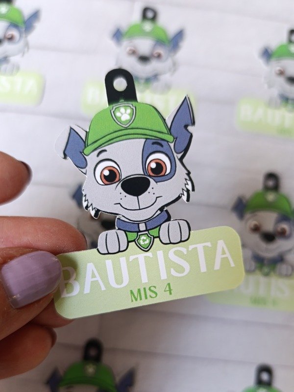 Producto - Tag Cumpleaños [Modelo Paw Patrol] - 3