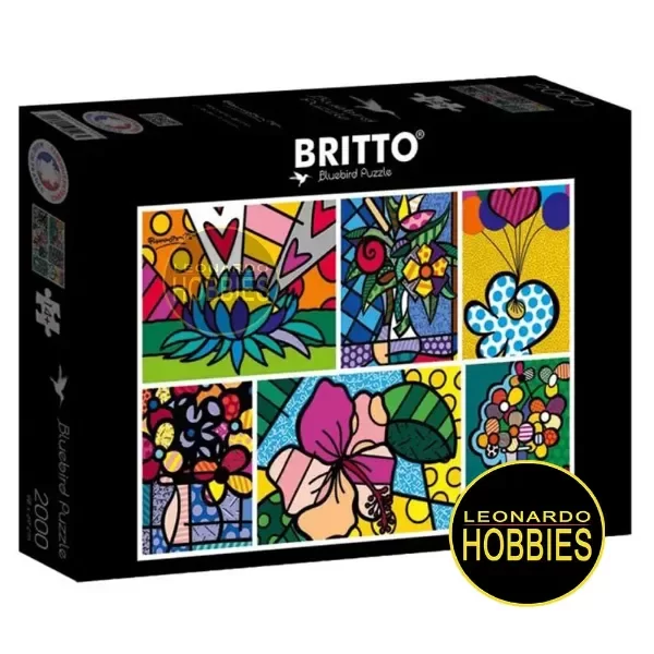 Producto - Collage de Flores de Romero Britto 2000 Piezas Bluebird 90023