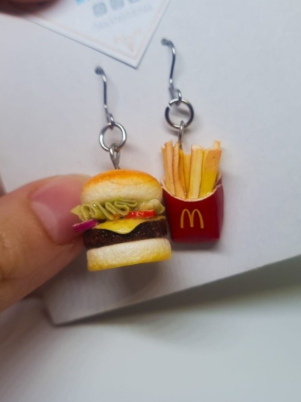 Producto - Aritos burger y papas fritas