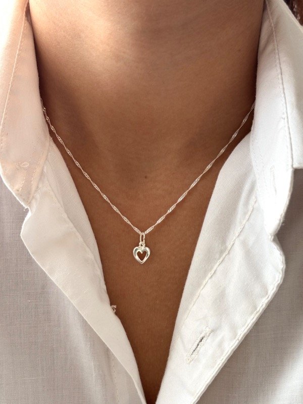 Producto - Conjunto mini corazón calado