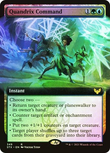 Producto - Quandrix Command (Extended Art Foil)