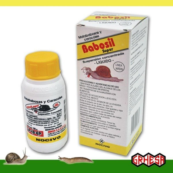 Producto - Babosil liquido 100cc - mata babosas y caracoles