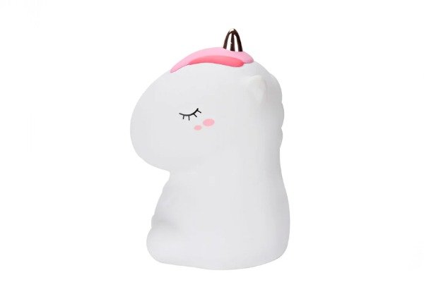 Producto - Lampara recargable -rgb -silicona -diseño unicornio -Probattery (ILRA-UNICORNIO)