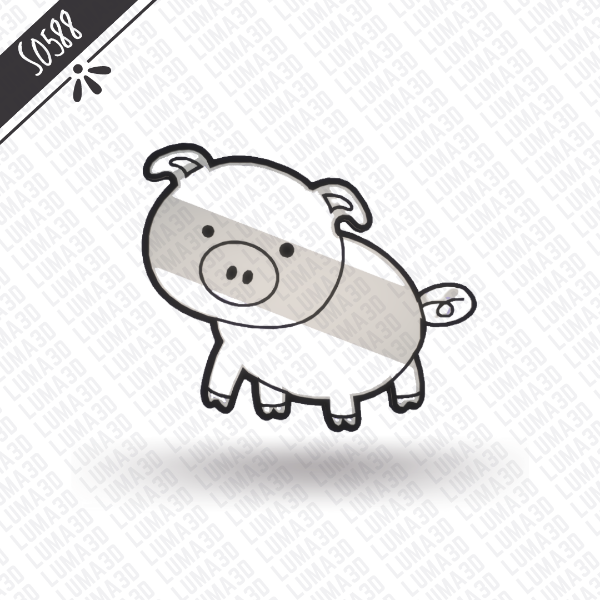 Producto - S0588 - Cerdo / Chancho (Animales de granja)