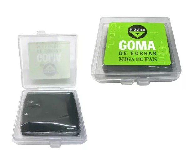 Producto - GOMA MIGA DE PAN PIZZINI C/ESTUCHE GTP40
