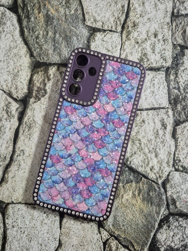 Producto - Funda rigida sirena Samsung A15 violeta
