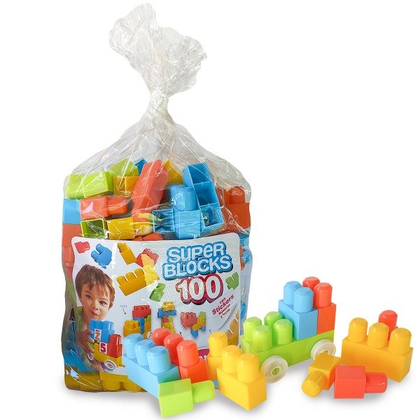 Producto - 100 BLOQUES GRANDES PARA BEBÉS