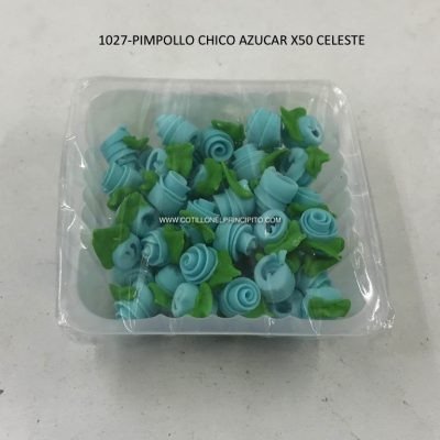 Producto - Pimpollo Azúcar Celeste x50 Unidades