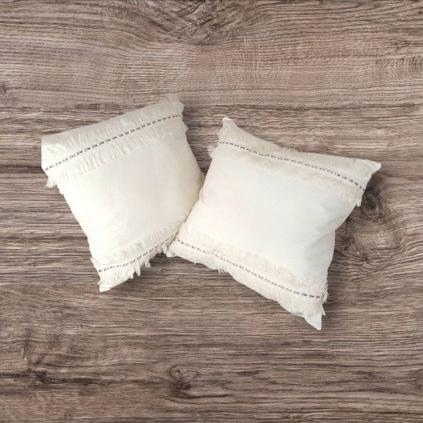 Producto - Almohadón de lienzo Calma 40x40