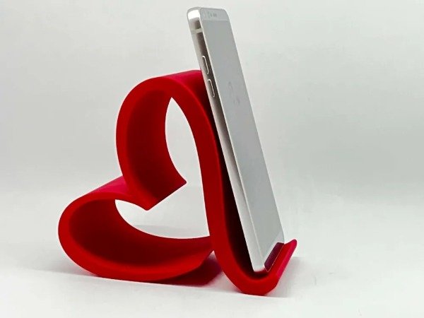 Producto - Porta Celular Corazón Decorativo de Diseño Romántico