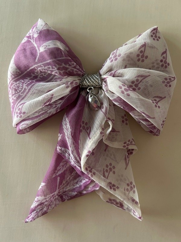 Producto - Moño C Hebilla Lila