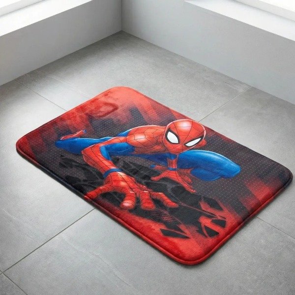 Producto - Alfombra de Baño Spiderman Licencia Oficial