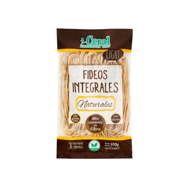 Producto - Fideos integrales Naturales - Ceral